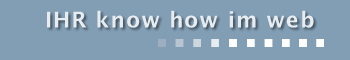 Schriftzug: Ihr know how im web